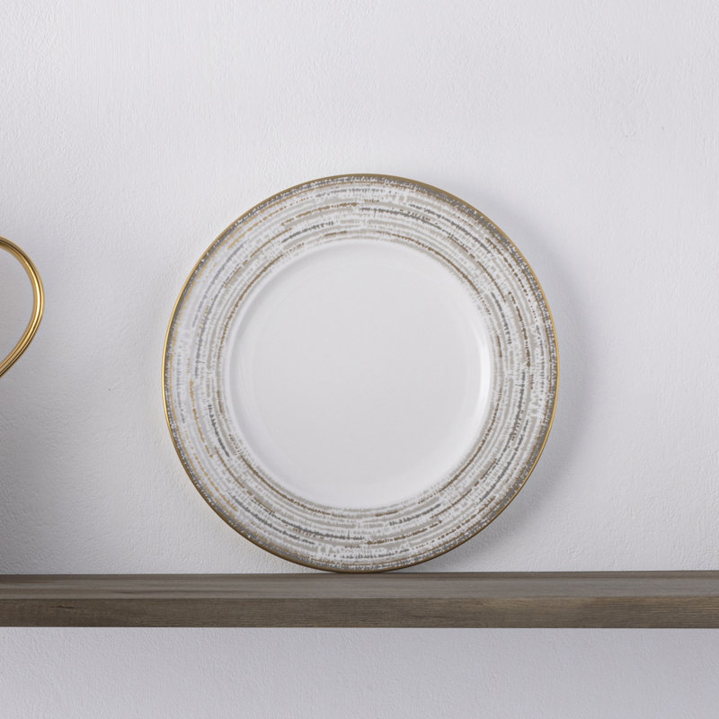 Ensemble de 4 assiettes décoratives Noritake Haku, 9 3/4 po