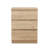 Modern Handle-Free 3-Drawer Nightstand with Push-to-Open Mechanism, 19.7" Natural Wood Bedside Table with Thickened Top & Quiet Metal Glides, Compact Storage Cabinet for Bedroom-106669858