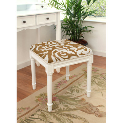 Camey Solid Wood Accent Stool