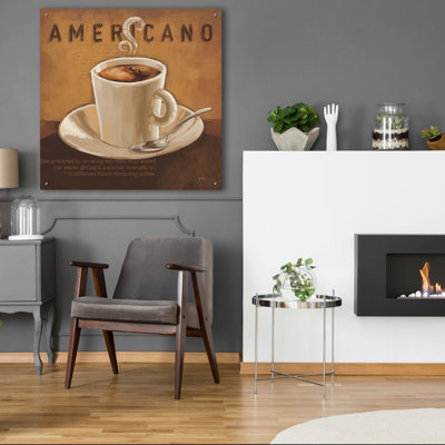 «Coffee And Co 2» par Janelle Penner, art mural en verre acrylique