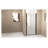 24"x72" Matte Black Pivot Shower Door with 6mm Tempered Glass - Half Aluminum Frame Design for Modern Bathroom-1115819641-1115819644