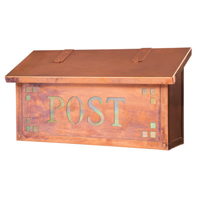 Pasadena Brass Wall Mounted Mailbox