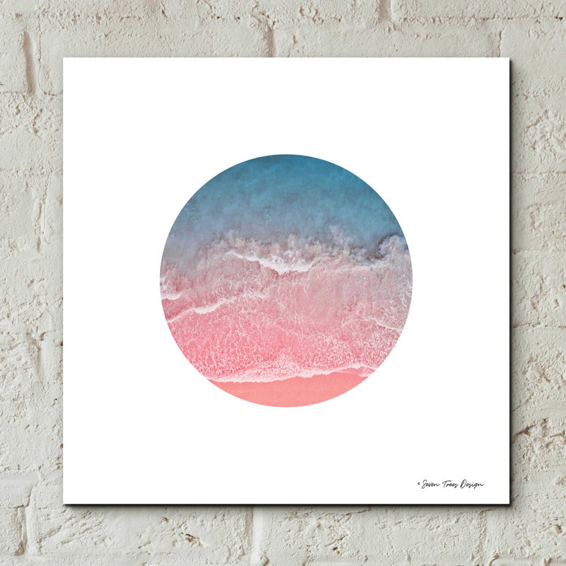 «Ocean Circle» par Seven Trees Design, H 12 po x l 12 po x P 0,13 po