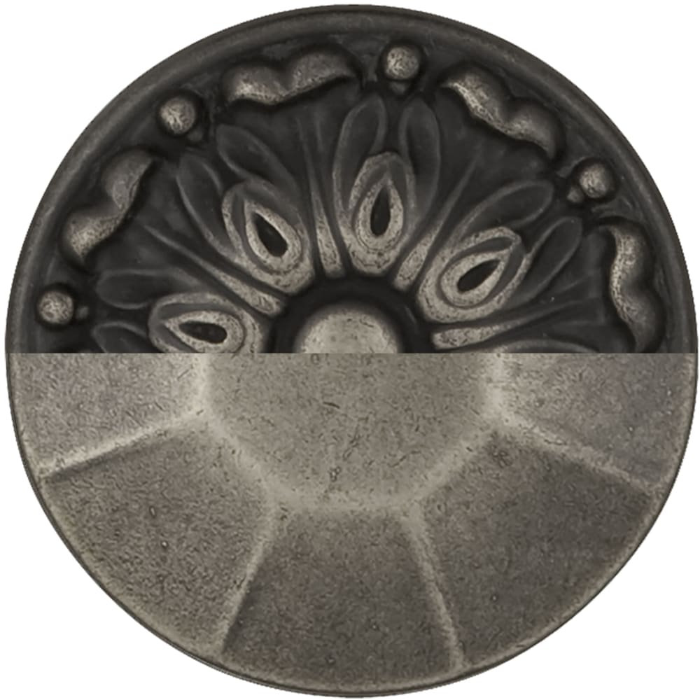 Manor House 3" Drop Bail Cabinet Pull, Silver Stone
