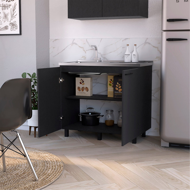 Lavabo et armoire Wenge 2, Wenge