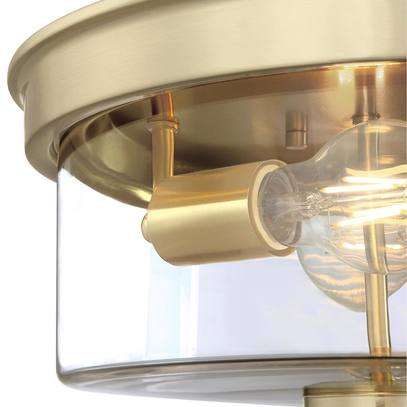 Plafonnier encastré en verre