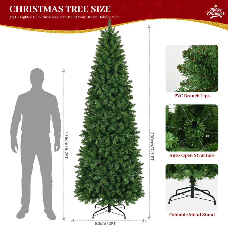 Christmas Tree, 7.5' H