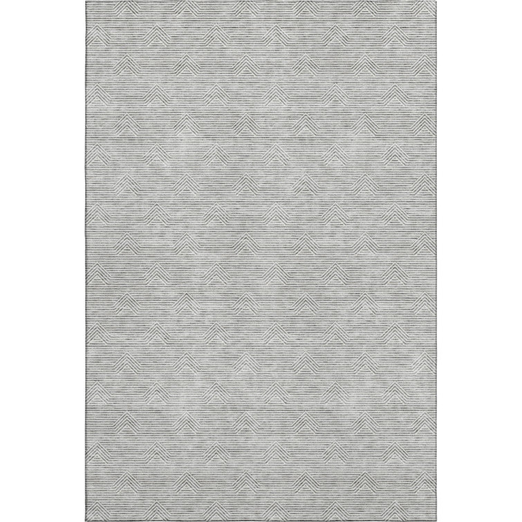 Premium Machine Washable Prisco Gray Rug