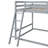 Rustic Bunk Bed With Slide And Guardrail-123857035