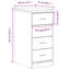 Solid Wood Single Storage Cabinet ( 85cm H x 40cm W x 51cm D)-1863303435
