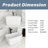 49'' Acrylic Freestanding Soaking Bathtub-106736513
