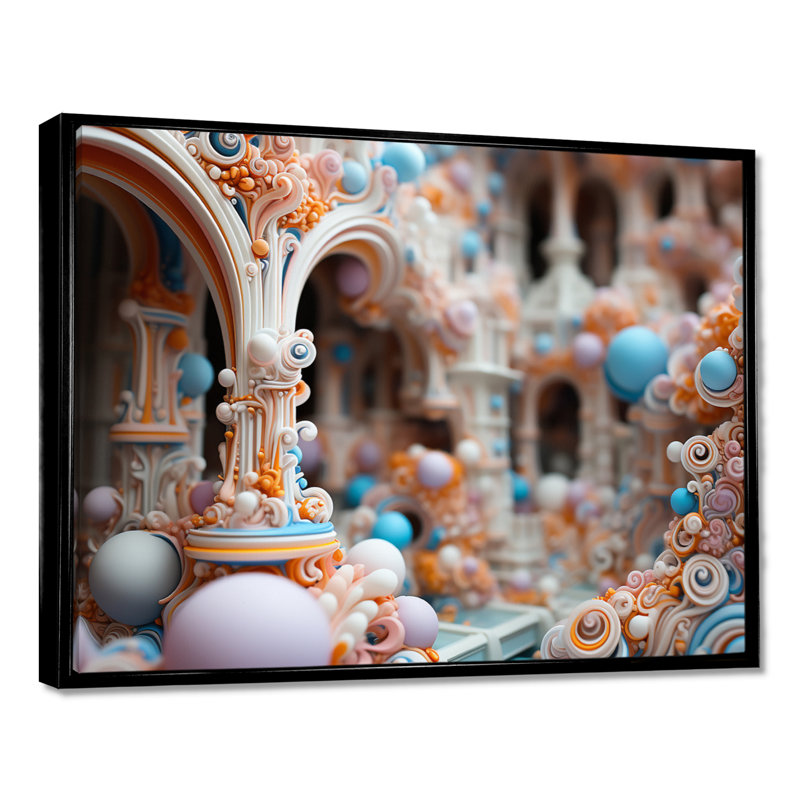 Fractal Metropolis Architectural Infinity - City Futuristis, impression d'art mural, H 12 po x l 20 po x P 1 po