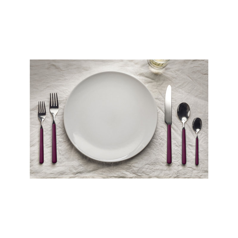 Fantasia 30 - Piece Flatware Set - Service for 6, Light-Mauve