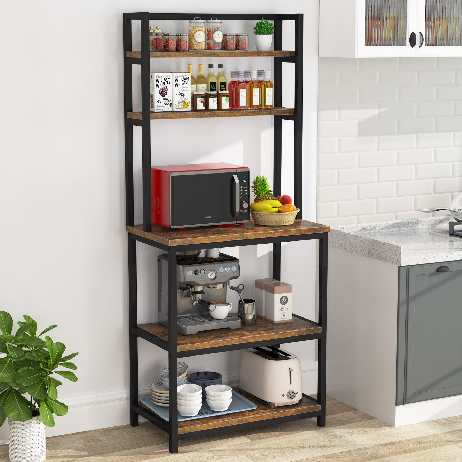 https://assets.wfcdn.com/im/12276154/compr-r85/2251/225123777/kitchen-bakers-rack-microwave-oven-stand-spices-utensils-kitchen-utility-storage-shelf-5-tier-organizer-with-iron-tube-frame.jpg