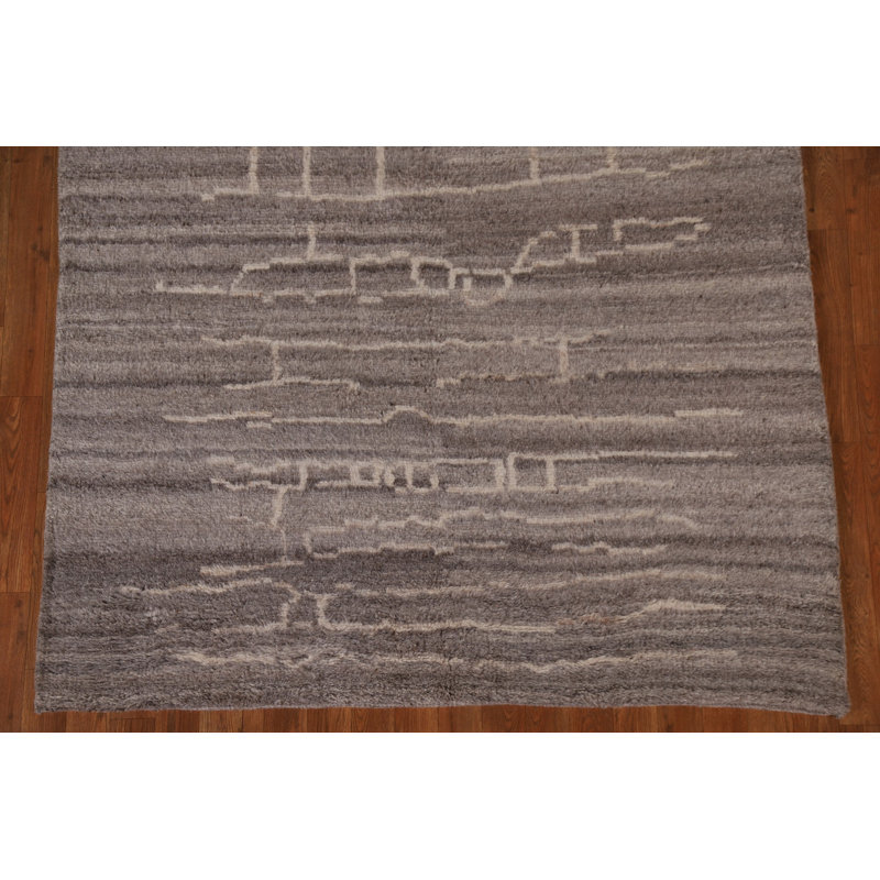 One-of-a-Kind 5'0'' X 7'7'' New Age Wool Area Rug in Brown