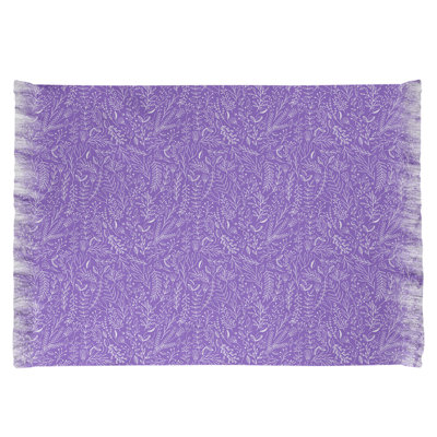 Tapis de zone mauve à motif floral classic ditsy Mcguigan