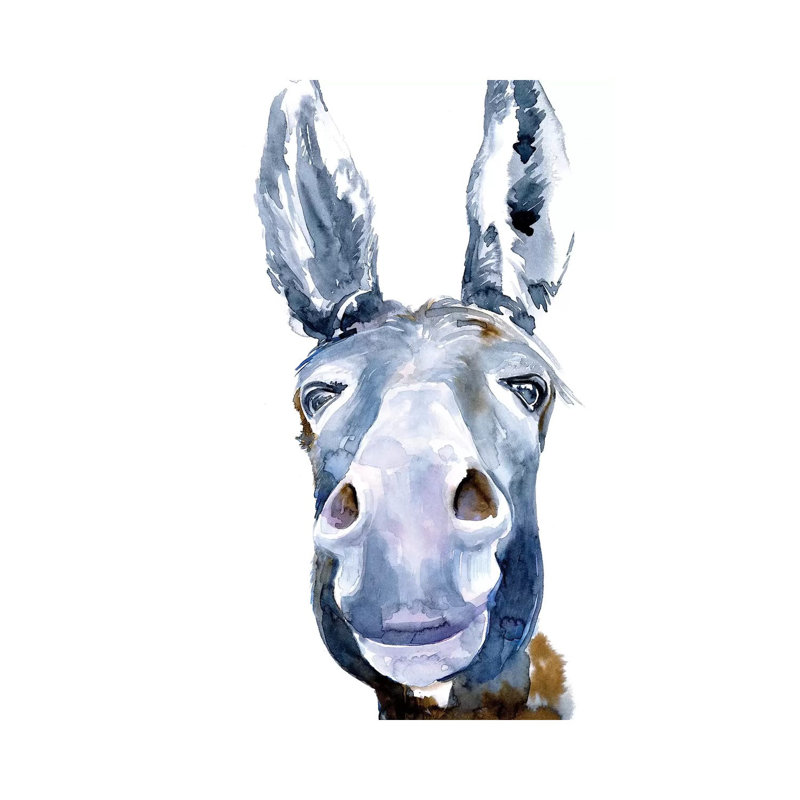 Sweet Donkey I by Jennifer Paxton Parker - Wrapped Canvas Gallery-Wrapped Canvas Giclée, 152.5 cm H x 101.5 cm W