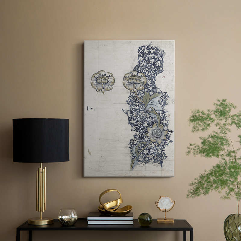Impression abstraite rétro Cxxvii - galerie Cavas, H 36 po x l 24 po