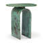 Table de bout en métal Patina