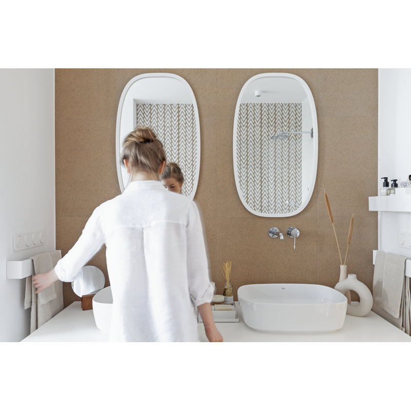 FIONDA 40cm 1 Wall Towel Bar, White
