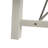 Embrey Reclaimed White Solid Wood Dining Bench with Metal Stretchers-456174049