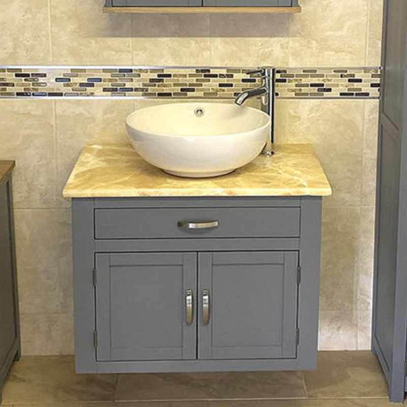 Bottesford 750 mm Single Vanity with Vessel Ceramic Basin