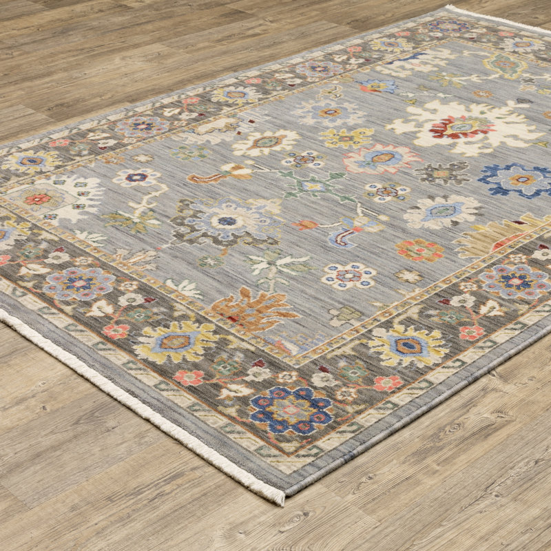 Macqueen Performance Oriental Rug, Rectangle 9'10" x 12'11"