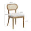 47.2cm H Linen Upholstered Side Chair