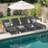 74.5" L Resin Reclining Chaise Lounge-1240493266