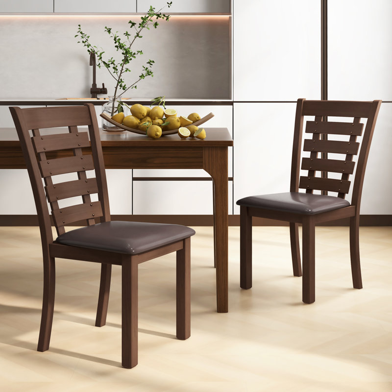 Ferribee 19.5'' H Faux Leather Upholstered Side Chair