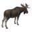 Standing Moose Statue