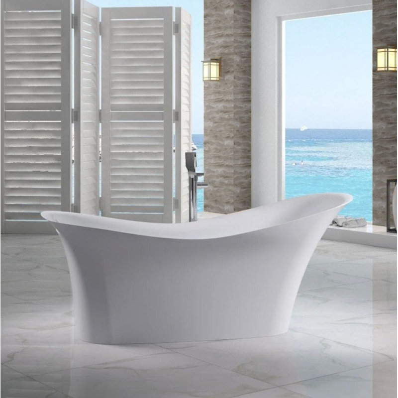 SW-123W (74 x 34), Blanc lustré