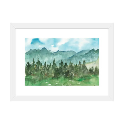 " Stand of Evergreens II " Painting