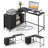 L-Shaped Computer Desk with Drawers & Shelves 81” Convertible Home Office Desk with Charging Station-2135933426