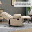 Grand fauteuil inclinable manuel en tissu pour le salon-1368676708