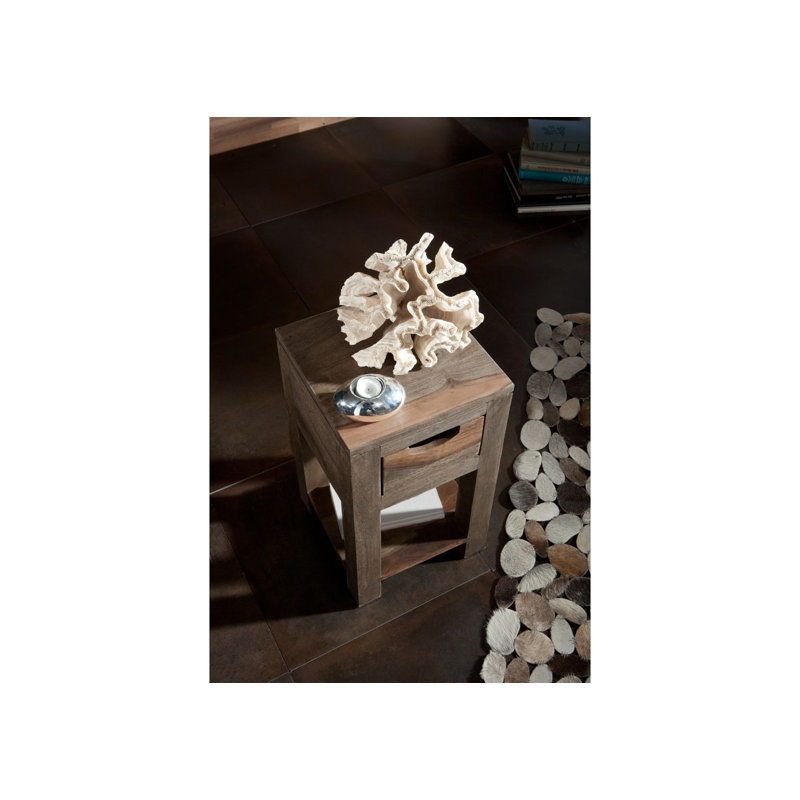 Nature Solid Wood End Table