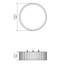 Ripado 1 - Light LED Flush Mount-68659653-68659643