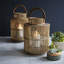 Lanterne en bois haute Liana