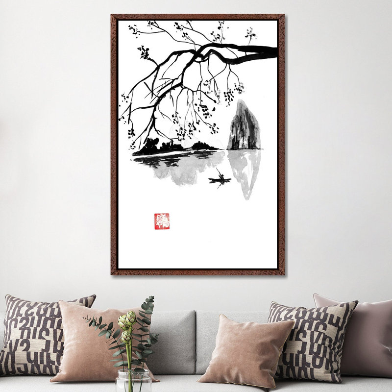 Along by Péchane - Print on Canvas, Classic Brown Wood Framed, 152.5 cm H x 101.5 cm W