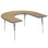 60" x 66" Horseshoe T-Mold Activity Table with Adjustable Legs