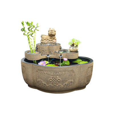 Stone Desktop Decorative Fish Tank