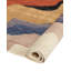 Rectangle Agate Abstract Flatweave Silk Area Rug in Brown/Beige-109751985