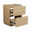 Charmant meuble-lavabo autoportant avec tiroirs doubles et fabrication robuste-113754423