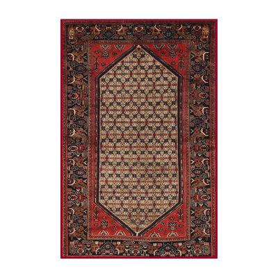 Tapis traditionnel rouge / brun Nobleboro