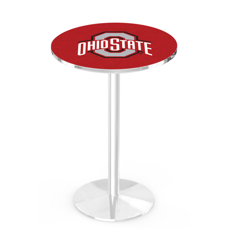 Table bistro NCAA 36 ", Chrome, Ohio State University