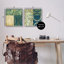 «Stupell Industries Modern Botanical Shapes», ensemble de 2 giclées encadrées par Liz Jardine-91312057-91312059