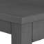 Ensemble de coin-repas 48 po avec 2 chaises pour petits espaces, gris