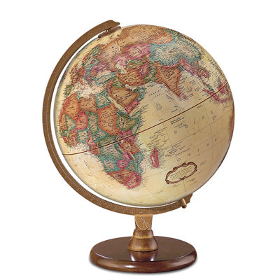 Globe terrestre antique français ou anglais