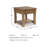 Louann End Table