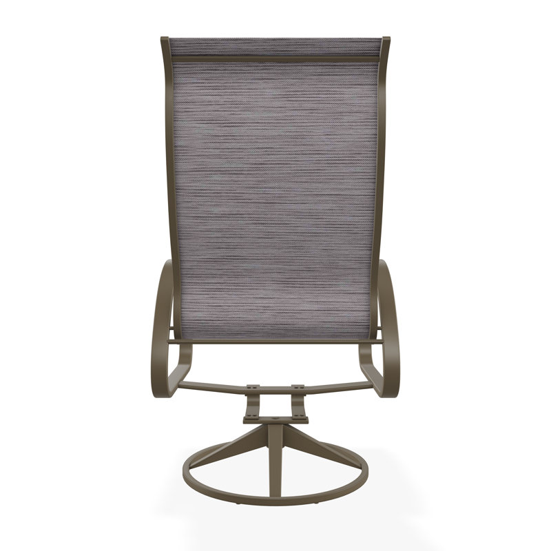 Chaise berçante pivotante Aruba II, Beachwood, Fossile